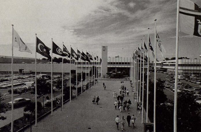 Entrada principal a la VIV EUROPE en la edición de 1988